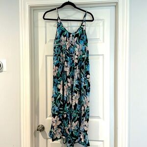Floral maxi summer dress